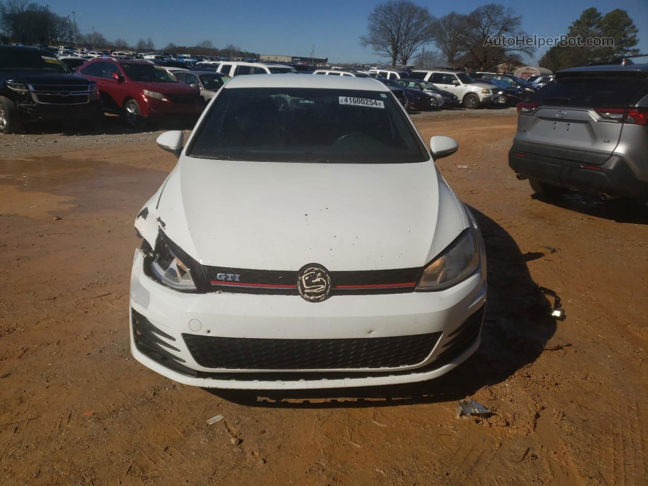 2017 Volkswagen Gti S White vin: 3VW4T7AU6HM011738