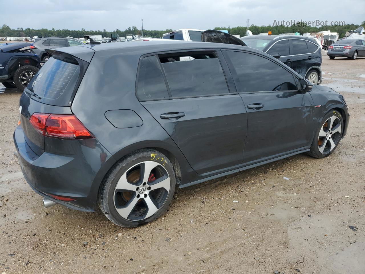 2017 Volkswagen Gti S Серый vin: 3VW4T7AU6HM073964