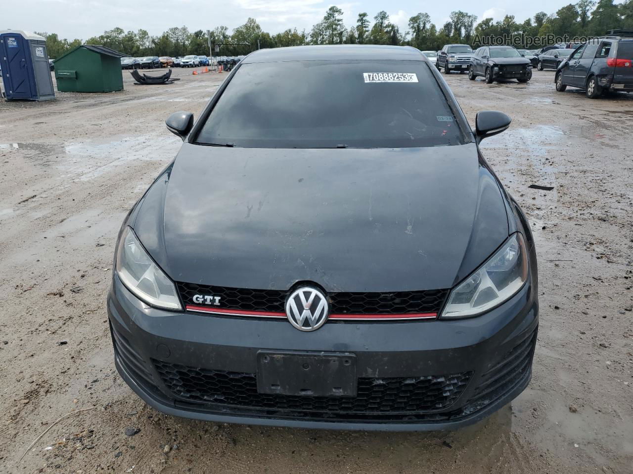 2017 Volkswagen Gti S Серый vin: 3VW4T7AU6HM073964