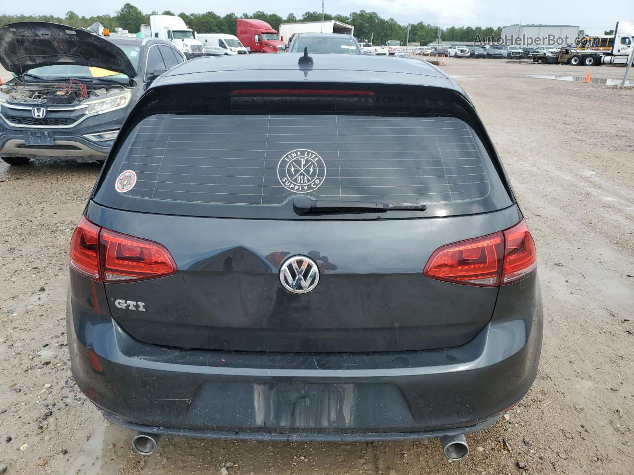 2017 Volkswagen Gti S Серый vin: 3VW4T7AU6HM073964