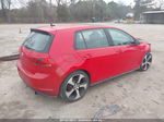 2015 Volkswagen Golf Gti 2.0t Autobahn 4-door Red vin: 3VW4T7AU7FM040243