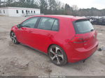 2015 Volkswagen Golf Gti 2.0t Autobahn 4-door Red vin: 3VW4T7AU7FM040243