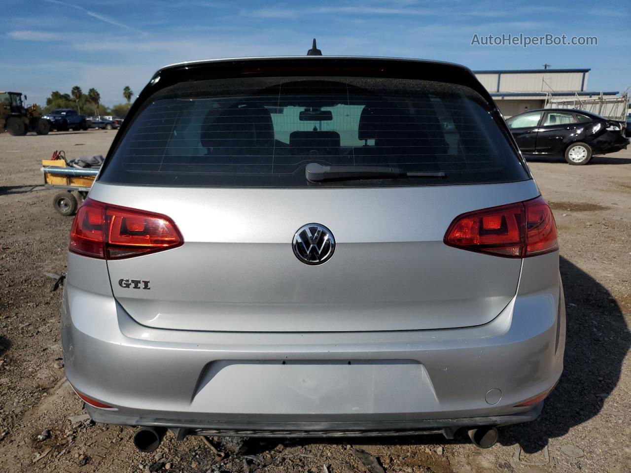 2015 Volkswagen Gti  Silver vin: 3VW4T7AU7FM065286