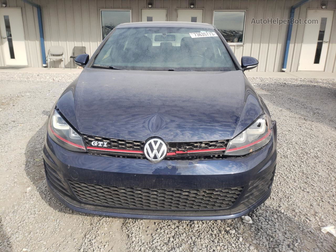 2015 Volkswagen Gti  Blue vin: 3VW4T7AU7FM081679