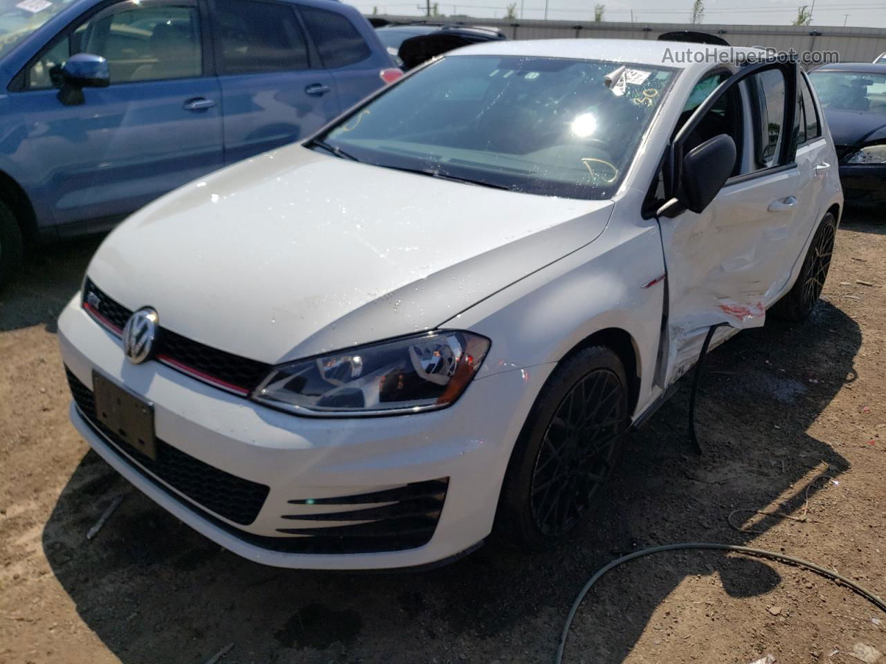 2016 Volkswagen Gti S/se White vin: 3VW4T7AU7GM004795