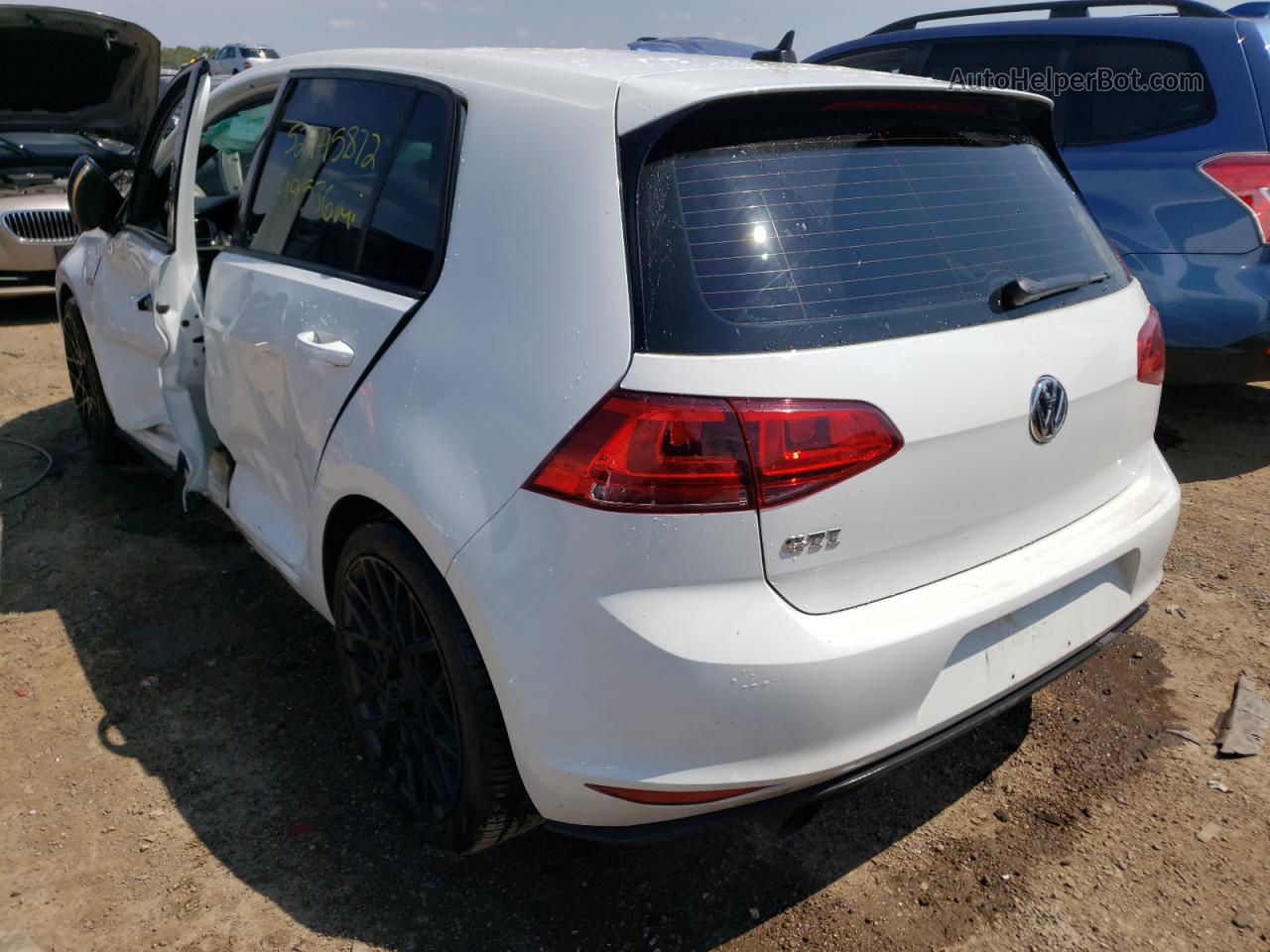 2016 Volkswagen Gti S/se White vin: 3VW4T7AU7GM004795