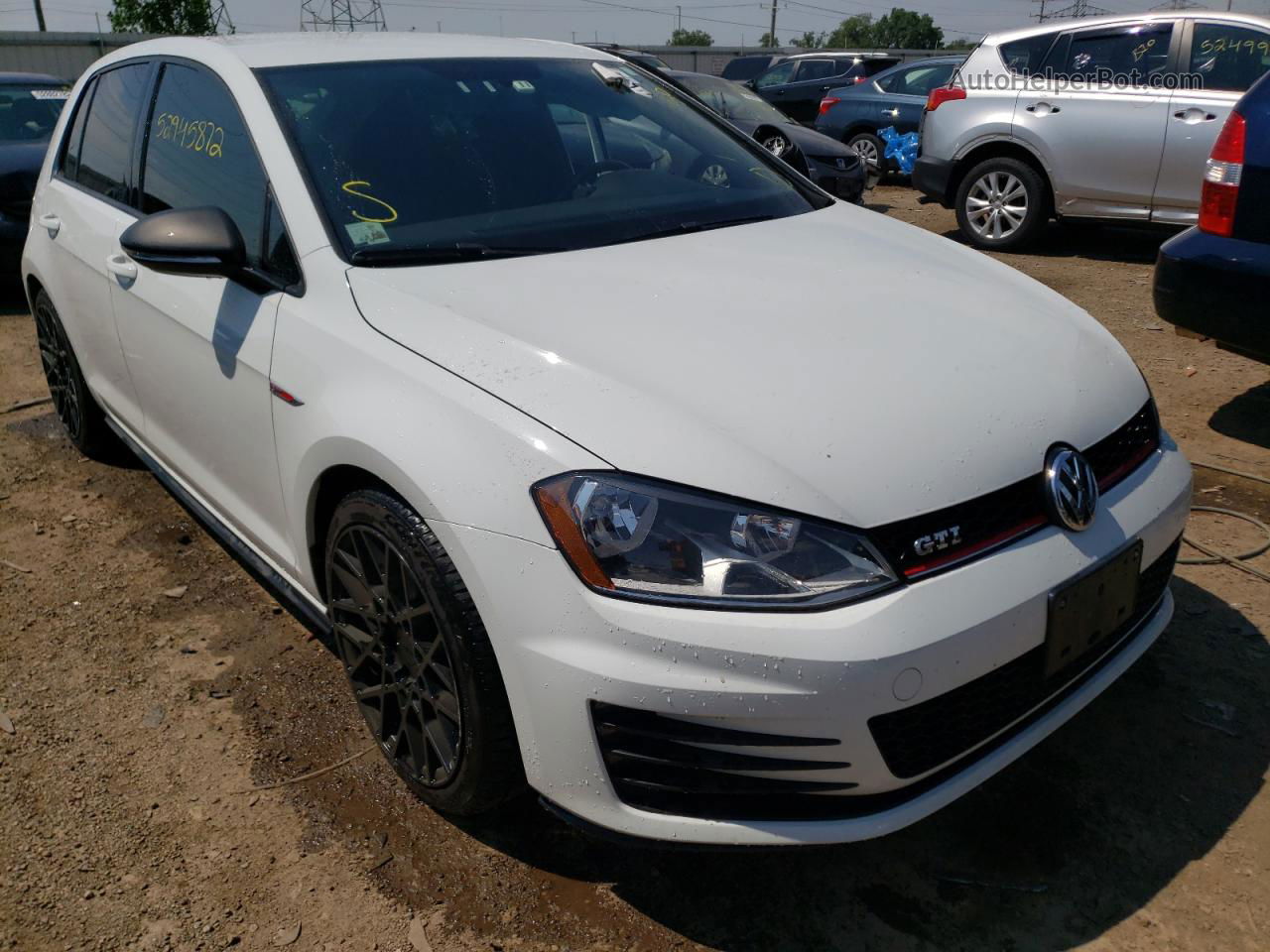 2016 Volkswagen Gti S/se White vin: 3VW4T7AU7GM004795