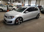 2016 Volkswagen Gti S/se Серебряный vin: 3VW4T7AU7GM018146