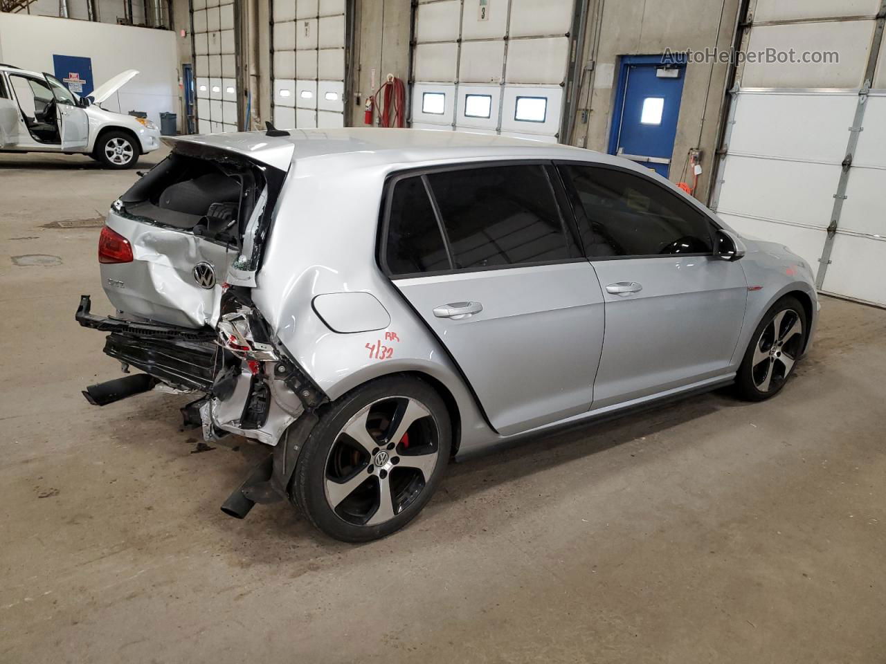 2016 Volkswagen Gti S/se Silver vin: 3VW4T7AU7GM018146