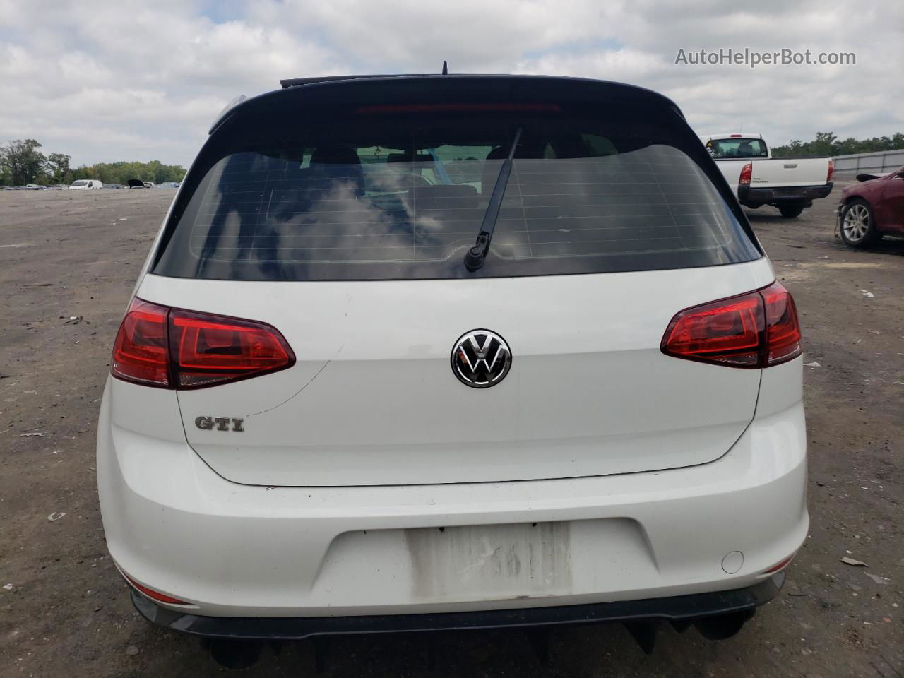 2016 Volkswagen Gti S/se White vin: 3VW4T7AU7GM022732