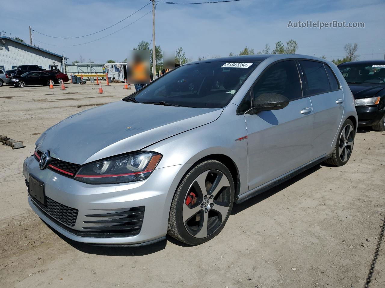 2016 Volkswagen Gti S/se Silver vin: 3VW4T7AU7GM032256