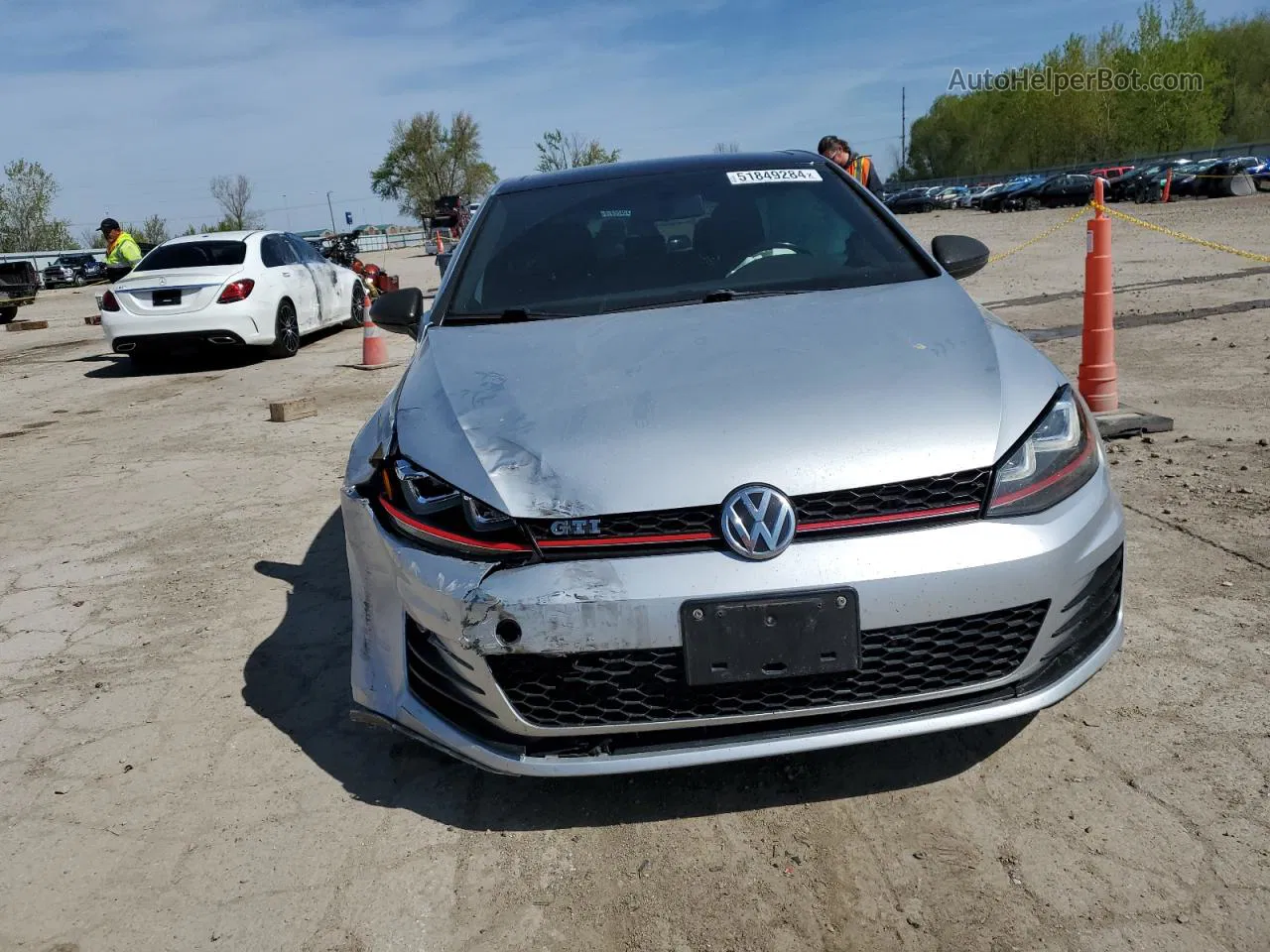 2016 Volkswagen Gti S/se Silver vin: 3VW4T7AU7GM032256