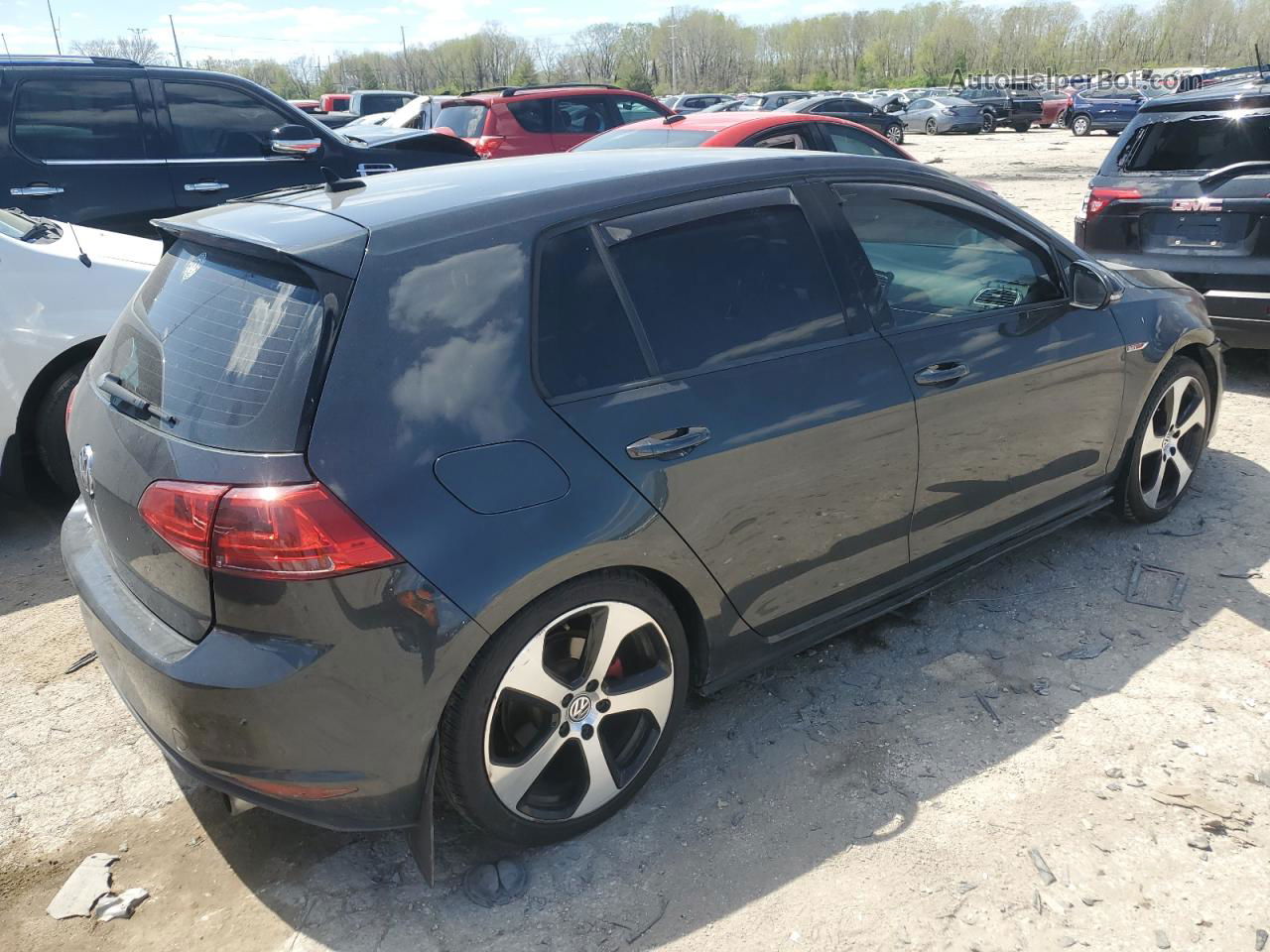 2016 Volkswagen Gti S/se Gray vin: 3VW4T7AU7GM047193