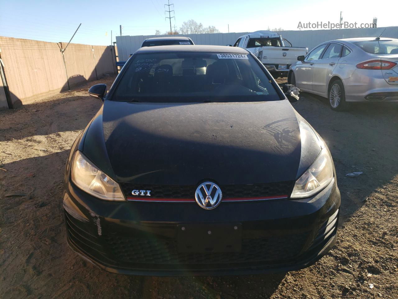 2016 Volkswagen Gti S/se Black vin: 3VW4T7AU7GM056203