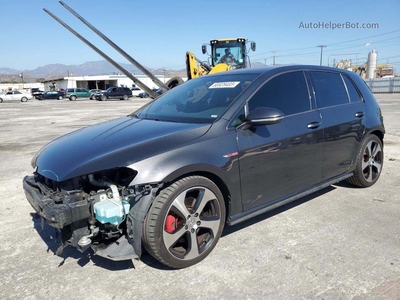 2017 Volkswagen Gti S Gray vin: 3VW4T7AU7HM014986