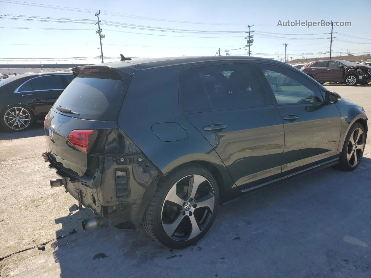 2017 Volkswagen Gti S Серый vin: 3VW4T7AU7HM014986