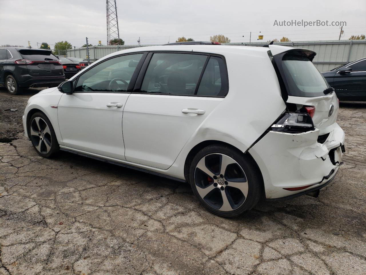 2017 Volkswagen Gti S White vin: 3VW4T7AU7HM017368