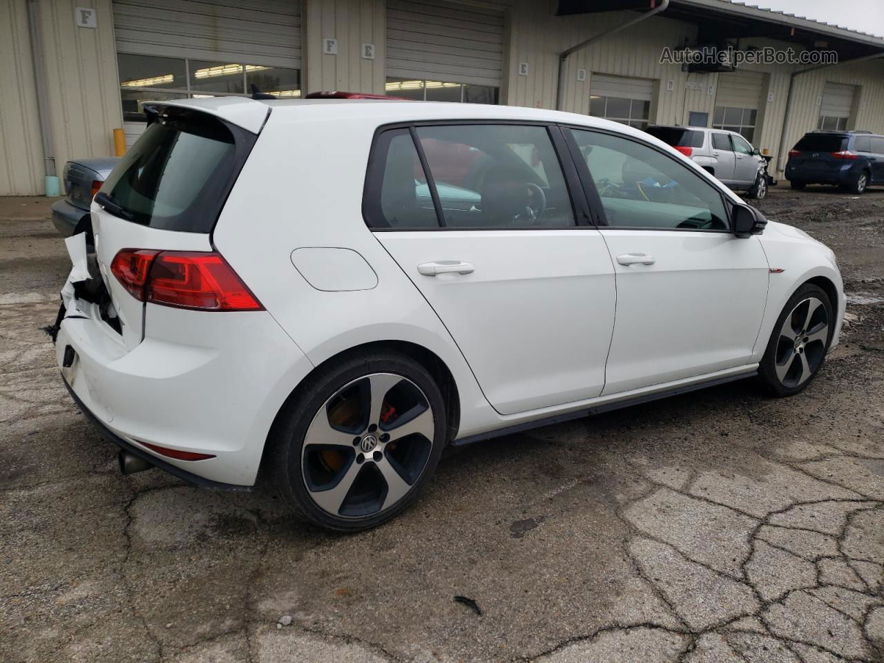 2017 Volkswagen Gti S White vin: 3VW4T7AU7HM017368