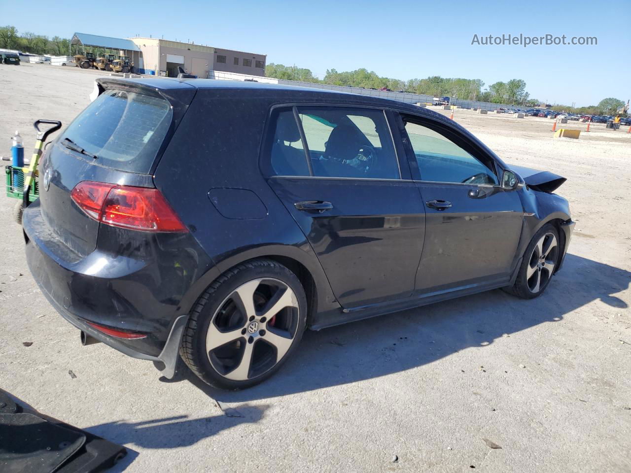 2017 Volkswagen Gti S Black vin: 3VW4T7AU7HM053948