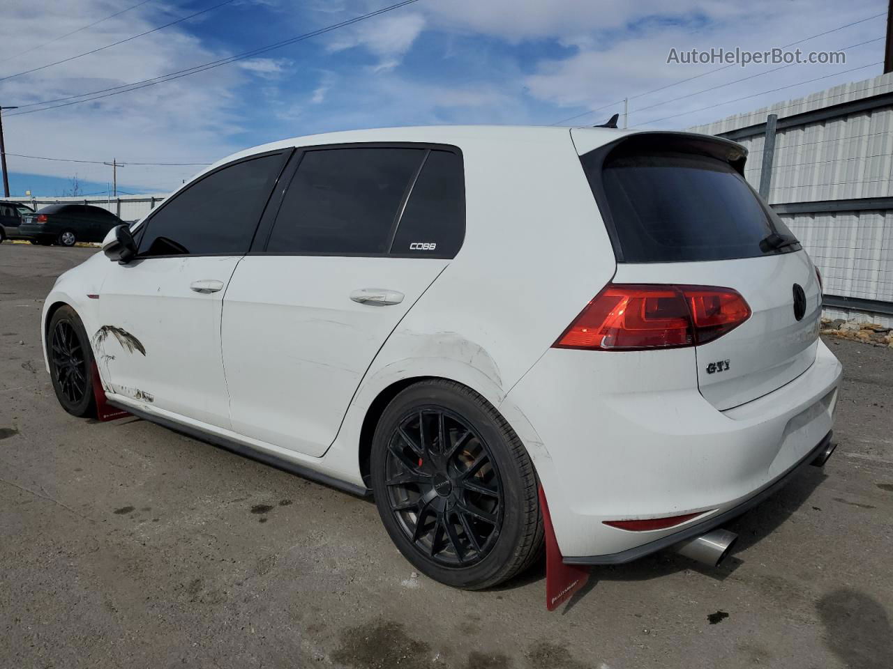 2017 Volkswagen Gti S White vin: 3VW4T7AU7HM071785