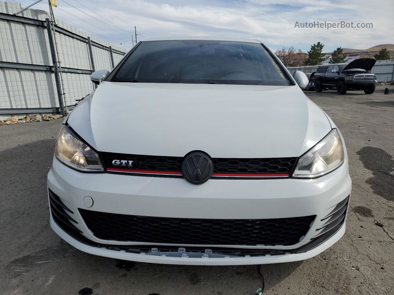 2017 Volkswagen Gti S White vin: 3VW4T7AU7HM071785