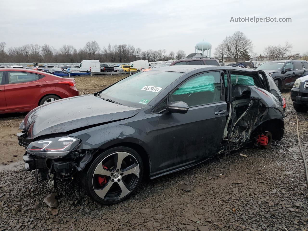 2015 Volkswagen Gti  Black vin: 3VW4T7AU8FM008871