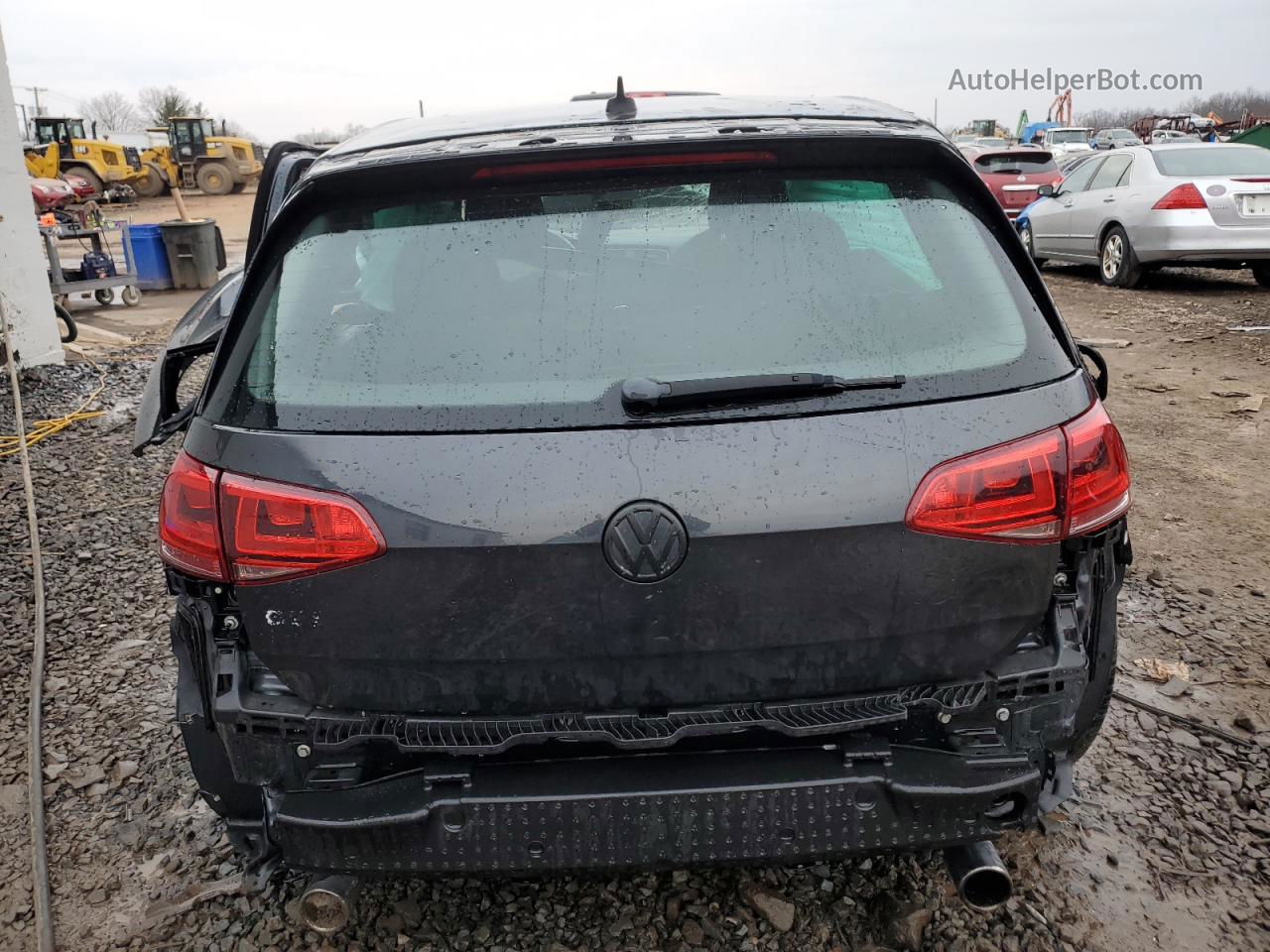 2015 Volkswagen Gti  Черный vin: 3VW4T7AU8FM008871