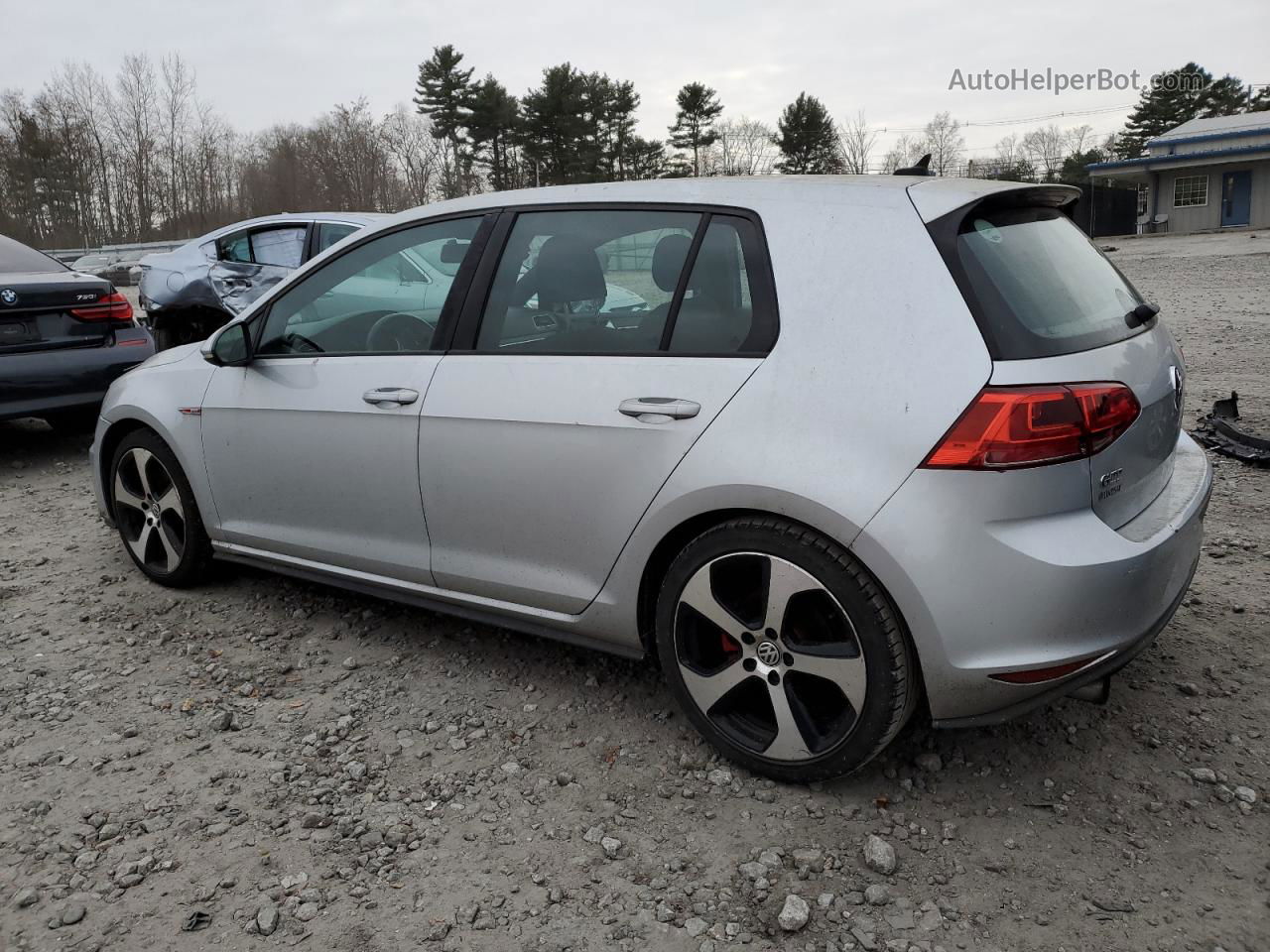 2015 Volkswagen Gti  Silver vin: 3VW4T7AU8FM023824