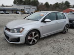 2015 Volkswagen Gti  Silver vin: 3VW4T7AU8FM023824