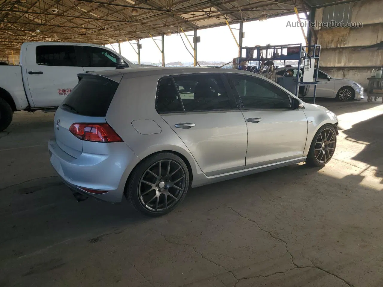 2015 Volkswagen Gti  Silver vin: 3VW4T7AU8FM061473