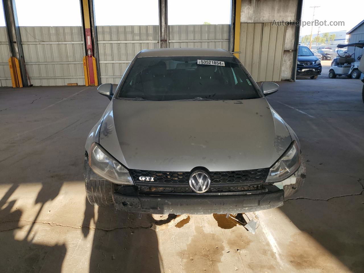 2015 Volkswagen Gti  Silver vin: 3VW4T7AU8FM061473