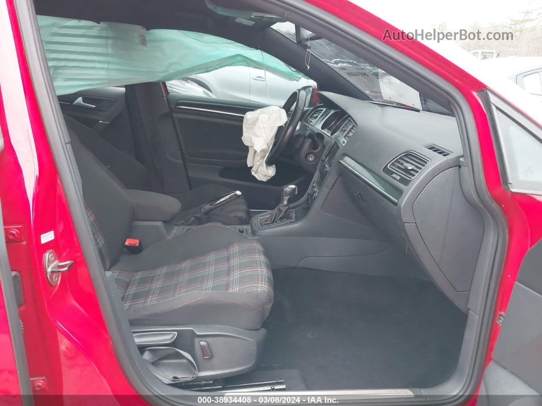 2015 Volkswagen Golf Gti 2.0t S 4-door Красный vin: 3VW4T7AU8FM073719