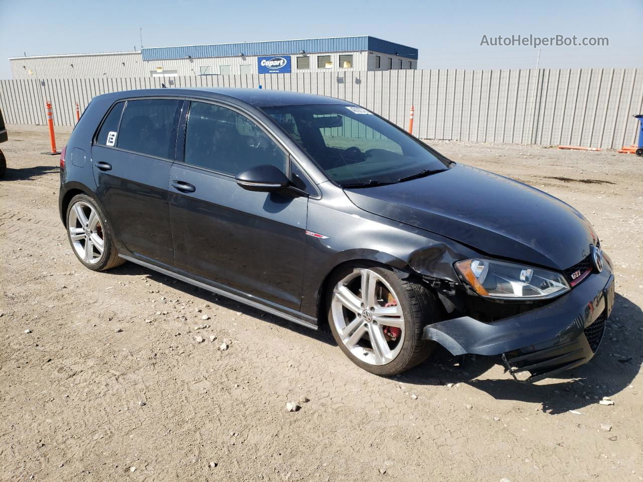 2015 Volkswagen Gti  Black vin: 3VW4T7AU8FM093176