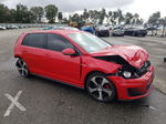 2015 Volkswagen Gti  Red vin: 3VW4T7AU8FM103981