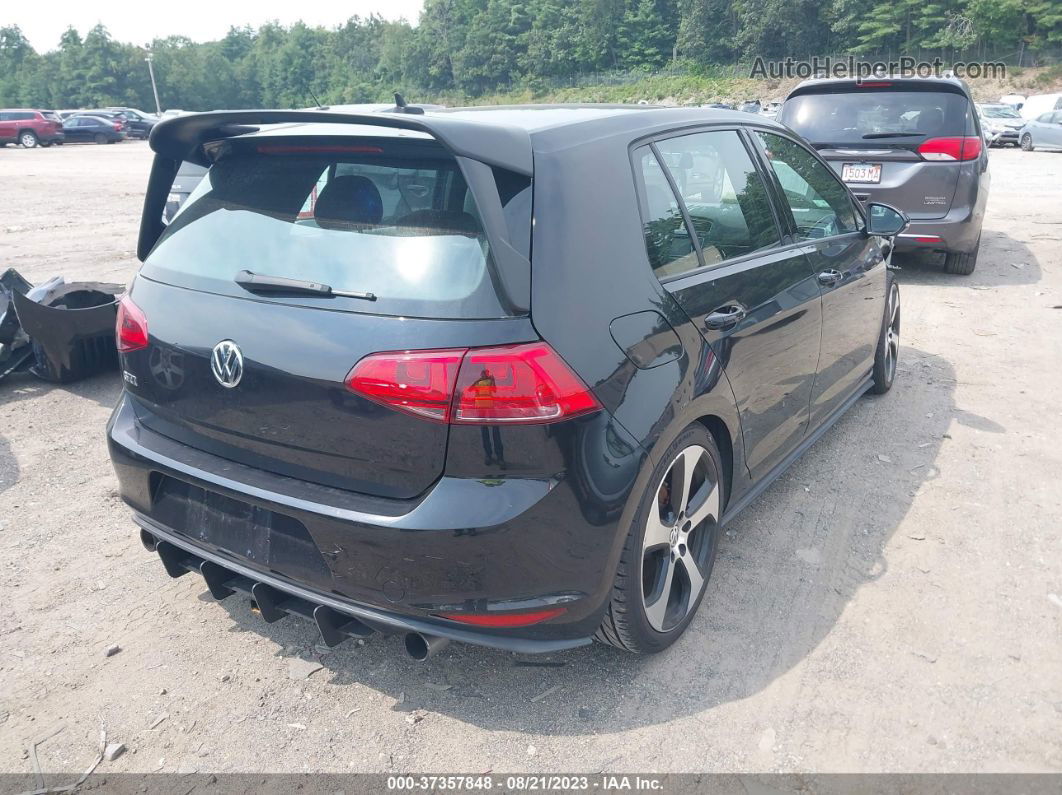 2015 Volkswagen Golf Gti 2.0t Se 4-door Black vin: 3VW4T7AU8FM105150