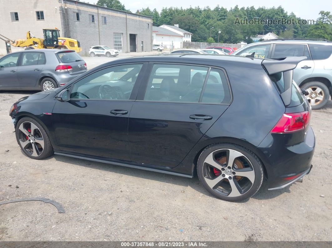 2015 Volkswagen Golf Gti 2.0t Se 4-door Черный vin: 3VW4T7AU8FM105150