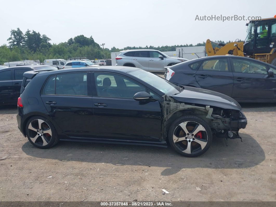 2015 Volkswagen Golf Gti 2.0t Se 4-door Black vin: 3VW4T7AU8FM105150