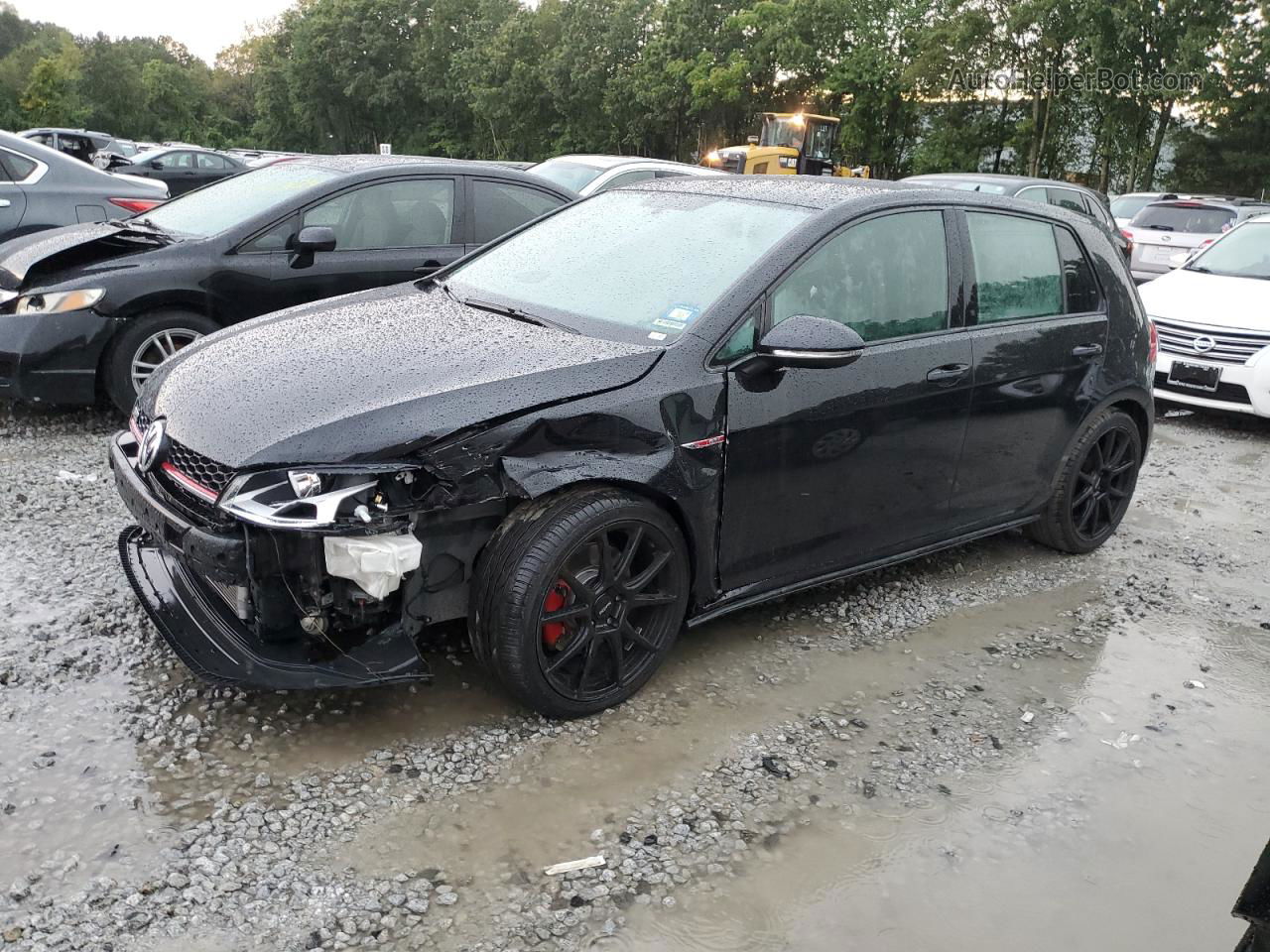 2016 Volkswagen Gti S/se Black vin: 3VW4T7AU8GM001257