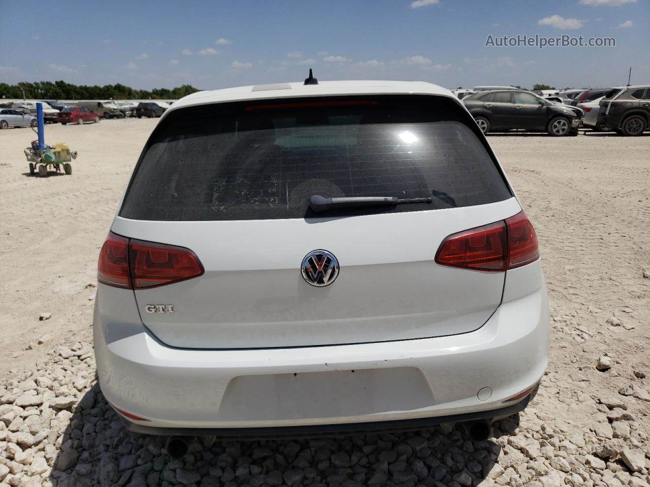 2016 Volkswagen Gti S/se White vin: 3VW4T7AU8GM051527