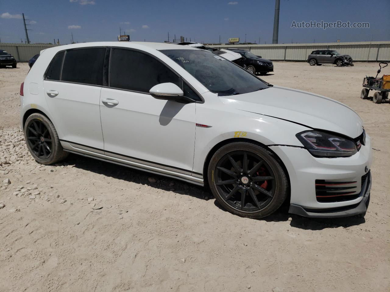 2016 Volkswagen Gti S/se Белый vin: 3VW4T7AU8GM051527