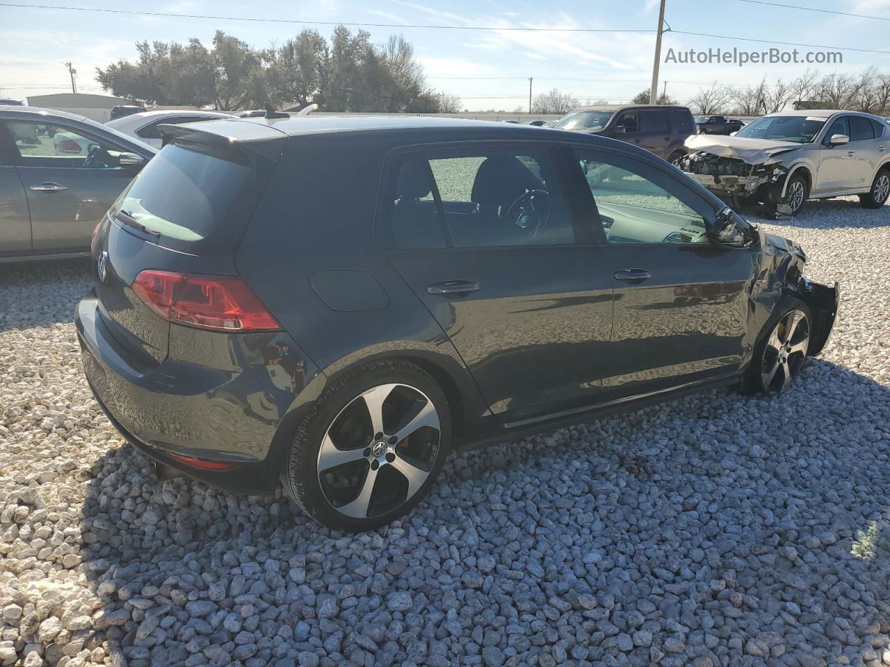 2017 Volkswagen Gti S Black vin: 3VW4T7AU8HM009506