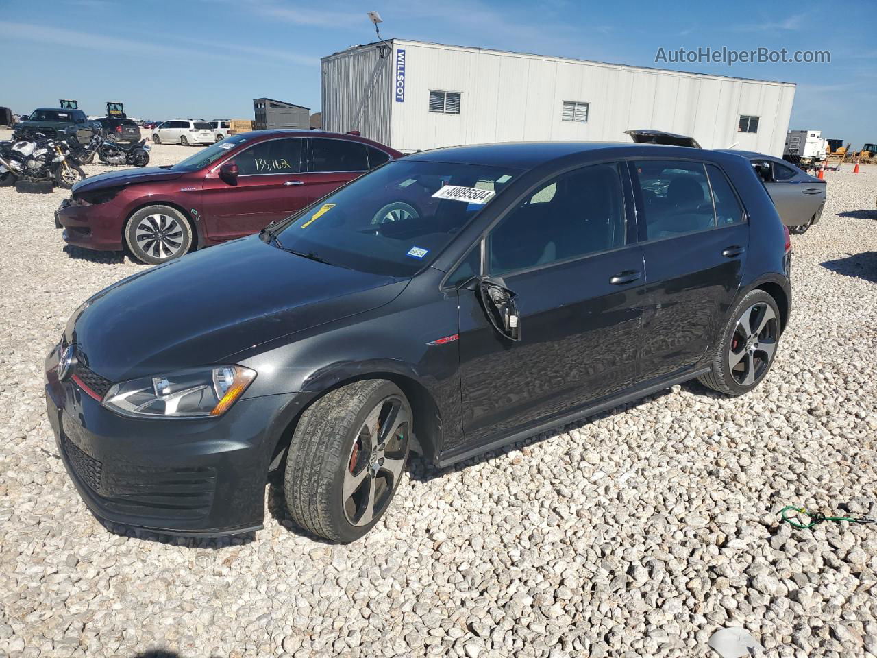 2017 Volkswagen Gti S Black vin: 3VW4T7AU8HM009506