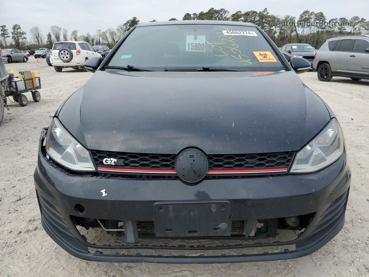 2017 Volkswagen Gti S Black vin: 3VW4T7AU8HM018867