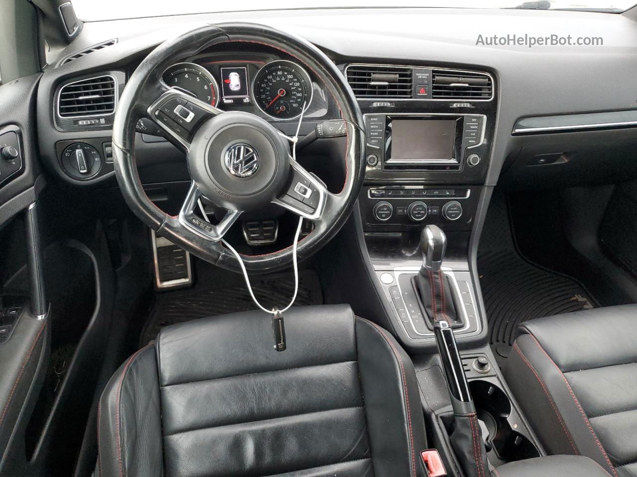 2015 Volkswagen Gti  Белый vin: 3VW4T7AU9FM003629