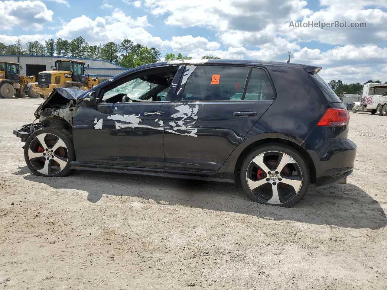 2015 Volkswagen Gti  Black vin: 3VW4T7AU9FM005686