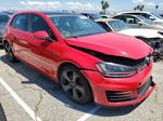 2015 Volkswagen Gti  Red vin: 3VW4T7AU9FM027526