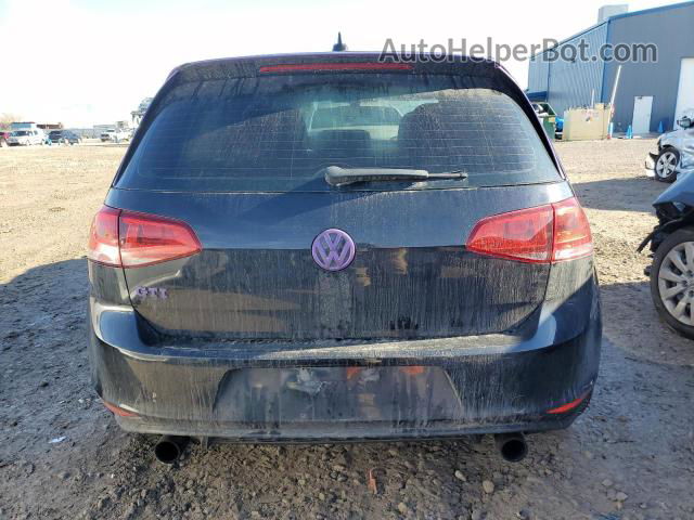 2016 Volkswagen Gti S/se Black vin: 3VW4T7AU9GM056624