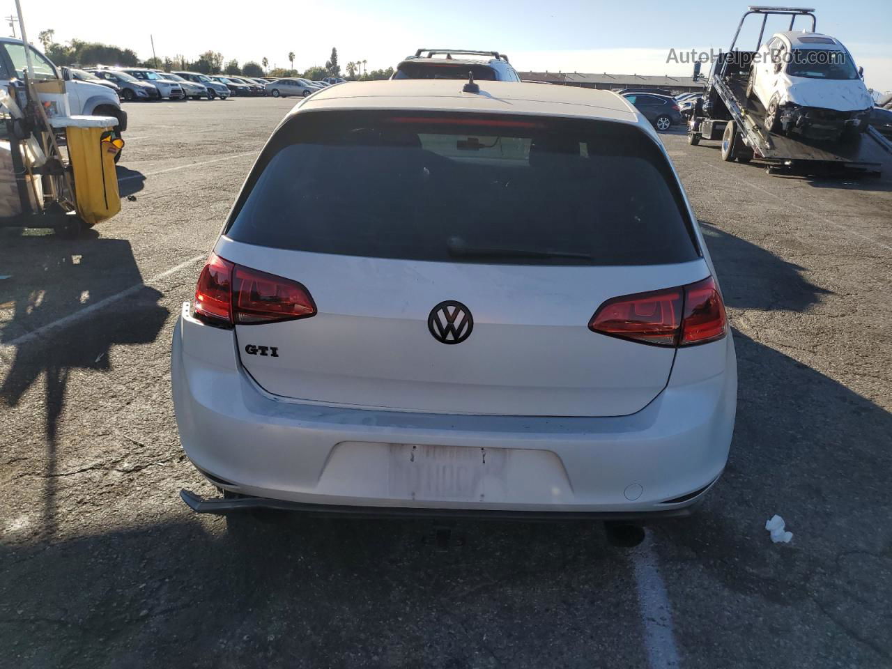 2017 Volkswagen Gti S White vin: 3VW4T7AU9HM020093