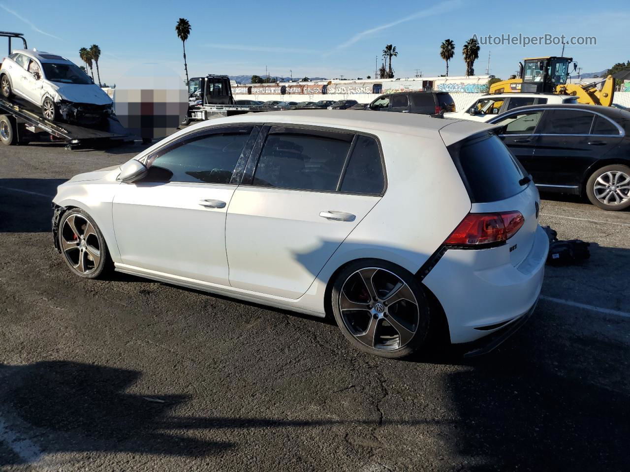 2017 Volkswagen Gti S White vin: 3VW4T7AU9HM020093