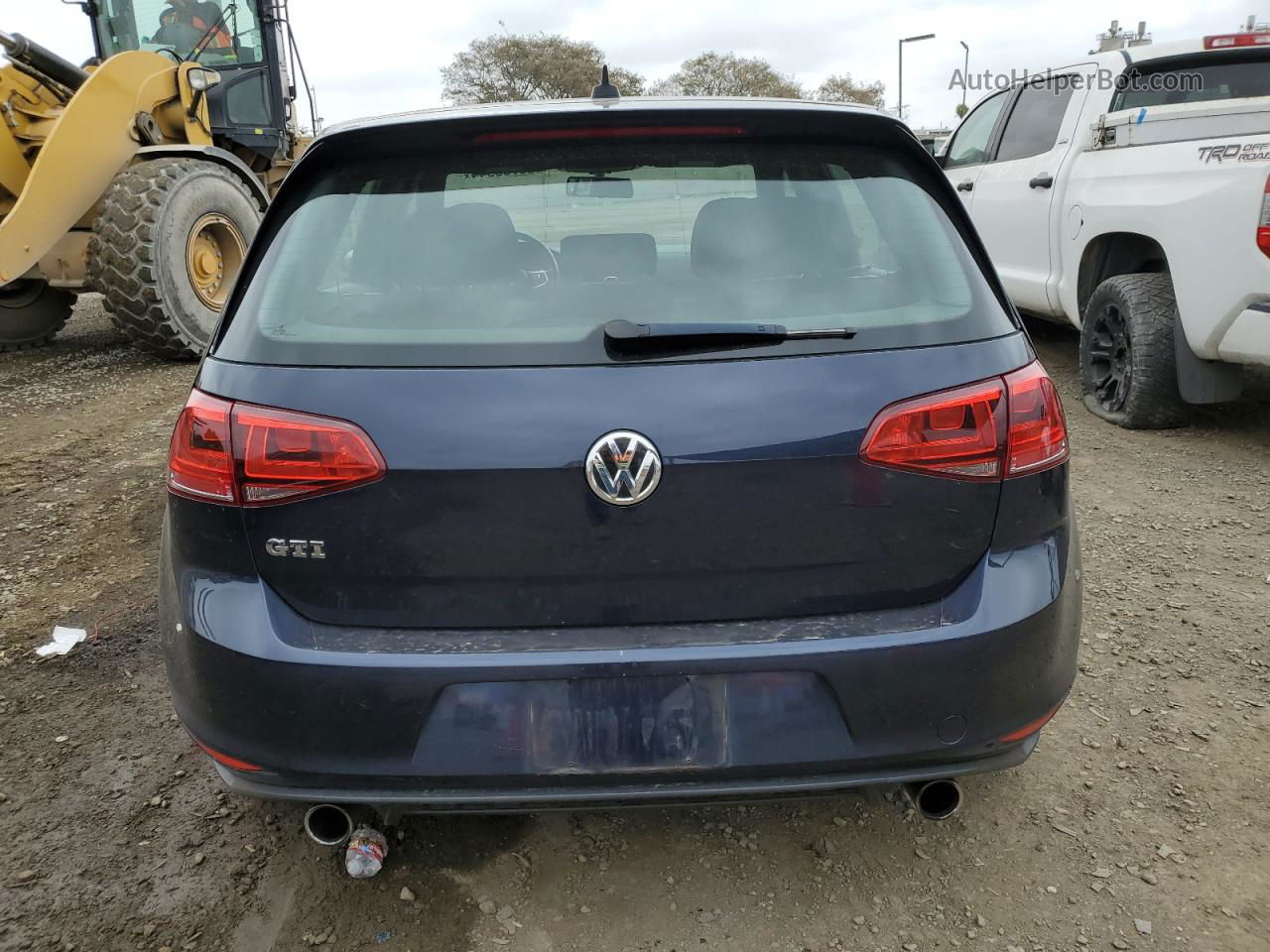 2017 Volkswagen Gti S Blue vin: 3VW4T7AU9HM041199